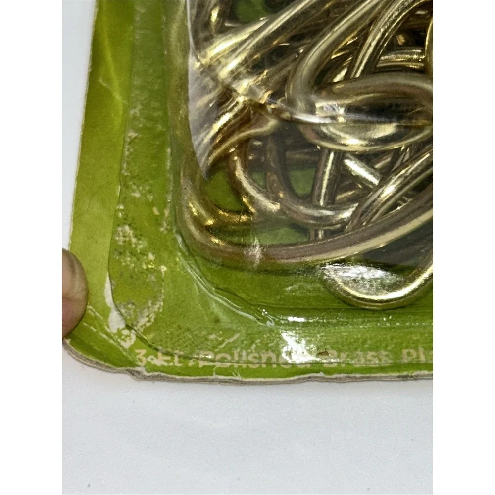 Vintage NOS Homecraft Jumbo Ceiling Hooks And Decorative Planter Chain 1980's